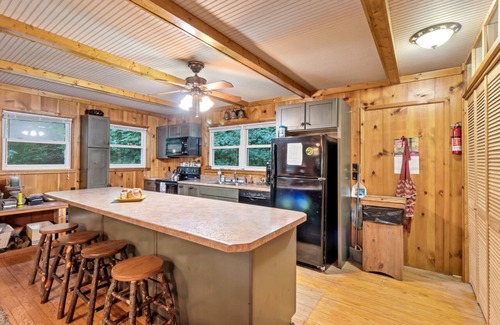 Sunset House | Secluded cabin surrounded by mountains, waterfalls, wildlife, and 50,000 acres