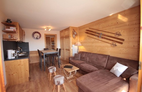 Les Saisies Apartment | Seizures: Studio - Separate cabin - 26 m2 garage and breathtaking view