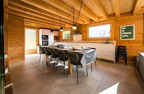 La Toussuire Ski Chalet | Semi-detached chalet close to slopes with sauna