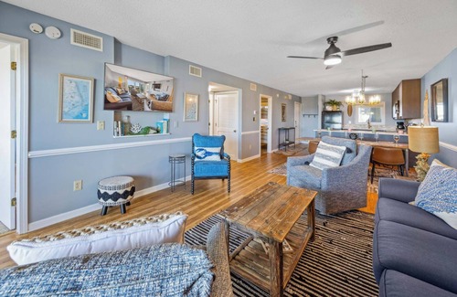 Rodanthe House | Semi-Oceanfront Condo w/Private Balcony, Resort Pool, Elevator, Beach Access