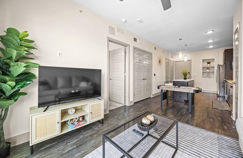 Frisco Original Donation Apartment | Serene 1BR Apt with Fitness room, Pool and Free parking