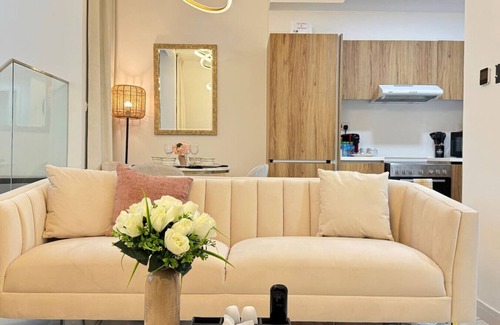 Masdar City Apartment | Serene 2BR Getaway in Masdar City | Pool & Balcony