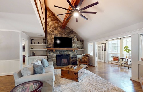 Valley Mills House | Serene and spacious ranch with a pool, outdoor kitchen, and walking trails