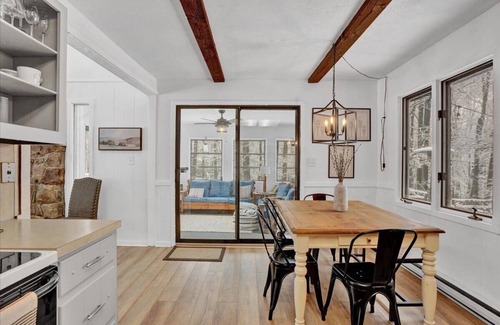 Gouldsboro Cabin | Serene Escape in the Pocono Mountains - Lake, Beach, Outdoor and Indoor Pools!