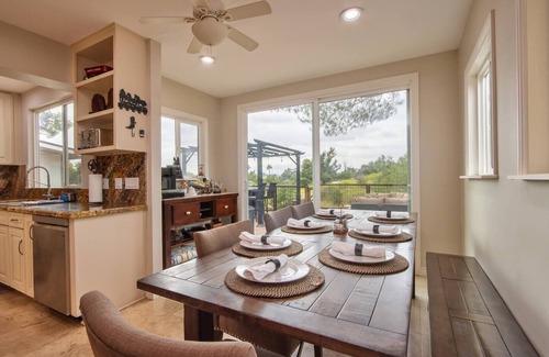 Fallbrook House | Serene Private Home, Sunset View+Hot Tub+EV Chargen