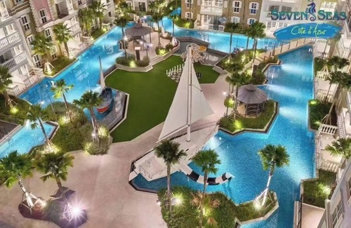 Na Chom Thian Apartment | Seven Seas Cote d'Azur with Pool& Gym