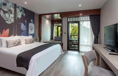 Khuekkhak Resort | (SHA+)Deluxe Double Room with private terraces (D10)