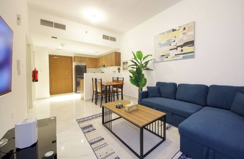 Masdar City Apartment | Silk Valley - Luxury 1 Bedroom near Abu Dhabi Airport