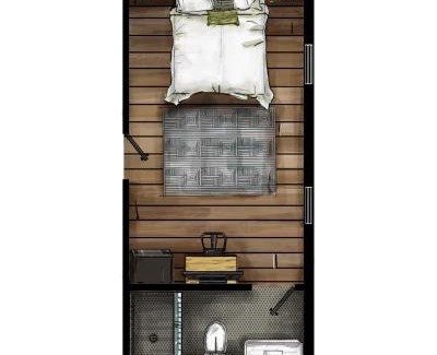 Vista Apartment | Single Bedroom - Queen Size. Heart of Downtown Vista