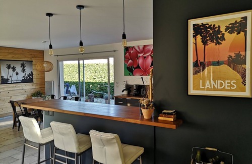 Saint-Vincent-de-Tyrosse Villa | SINGLE-STOREY HOUSE WITH SECURE SWIMMING POOL, CLOSE TO BEACH AND GOLF COURSE.