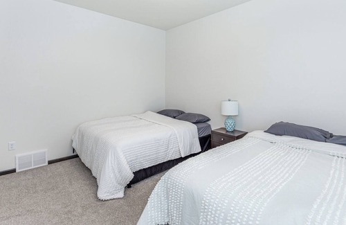 Fargo House | Single story, accessible home! Quiet location with patio out back!