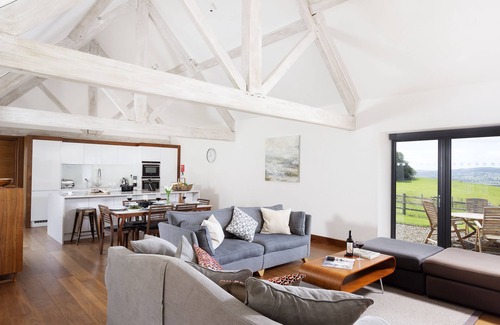 Brampton Bryan House | Situated on the Downton Estate, four miles from Ludlow, Wassell Barn offers spacious accommodation f