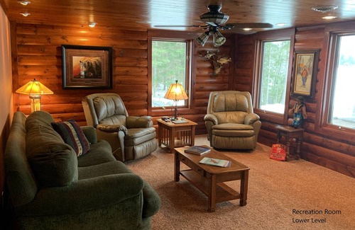 Iron River House | Ski Brule/George Young golf - Lake Home Accommodates 16 people