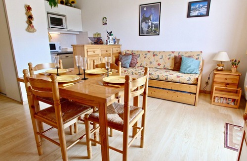 Chamrousse Apartment | Ski-In/Ski-Out 2BR + Cabin Apartment with South-Facing Terrace