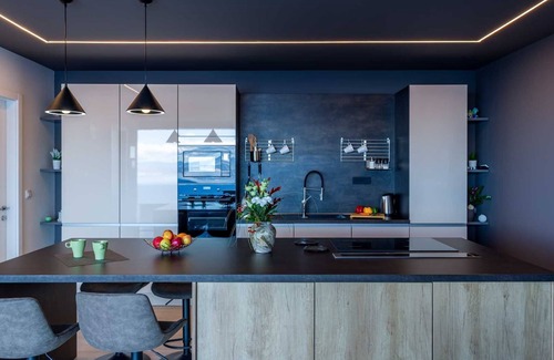 Medveja Villa | Sky Pool Villa Medveja: heated pool, spa, sea view