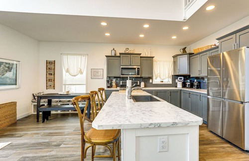 Syracuse House | Sleek Getaway on Lake Wawasee w/Private Dock!