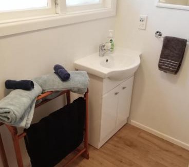 Hamilton Apartment | Sleepout with bathroom and mini kitchenette