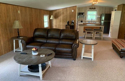 Waynesville Apartment | Sleeps 6 - Mountain Views! Enjoy watching Alpacas & Mini Horses from your deck!