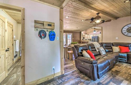 Ruidoso House | Sleepy Bear Cabin in Ruidoso Deck and Yard Games!