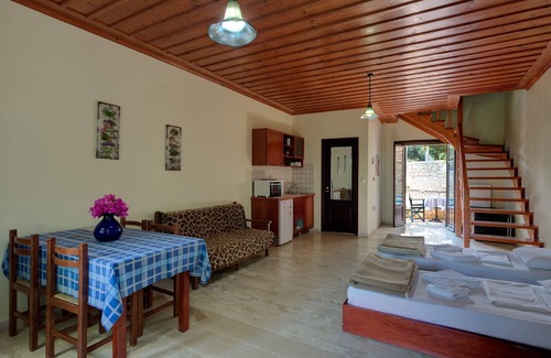 Douliana House | Small village house, shared pool and views of the countryside and sea