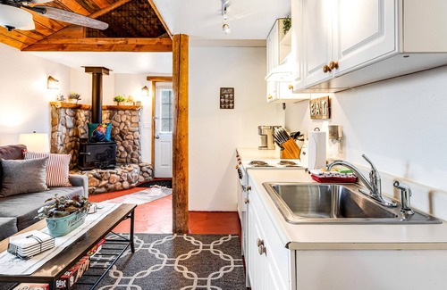 Eagle House | Snowbird-Friendly Country Bunk House with Loft, WiFi, Kitchenette, & Firepit