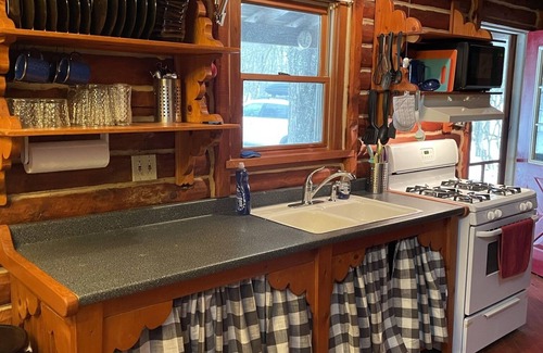 Snowshoe Cabin | Snowshoe Log Cabin - Two Fawns