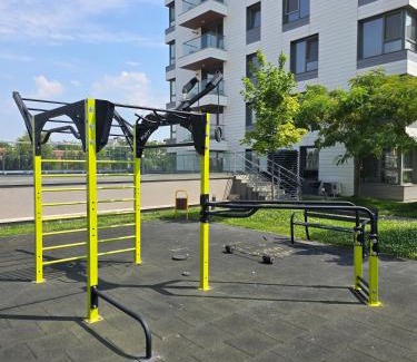 Sofia Apartment | Sofia View - By Metro, Kids Room, Huge Terrace, 2 Garages, PS5, Playground, BBQ, 24h Security