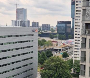 Katowice Apartment | SOKOLSKA 30 TOWERS apartments - NEW- LUX- PARKING- SAUNA- GYM -and the best VIEW
