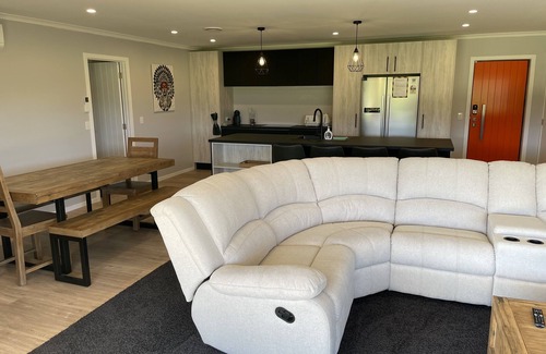 Ohakune House | Solar on Snowmass Drive 30c Orange Door