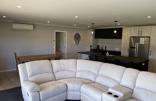 Ohakune House | Solar on Snowmass Drive 30c Orange Door