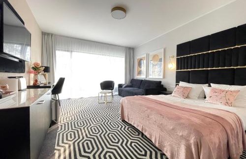 Dzielnica Uzdrowiskowa Apartment | Solne Apartamenty A033 z klimatyzacją i ogrodem Solny Resort