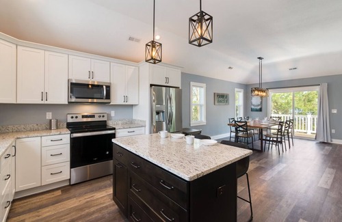 Monteray Shores House | Soundside home in Corolla w/pool, hot tub, & plenty of community amenities!