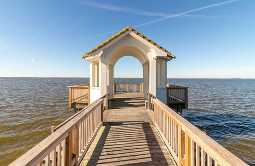 Monteray Shores House | Soundside home in Corolla w/pool, hot tub, & plenty of community amenities!