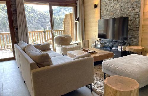 Saint-Sorlin-d'Arves Apartment | Spacieux duplex pour 10 personnes avec terrasses en coeur de village - Aiguilles 203