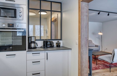 Le Planellet Apartment | Spacious 1-bedroom apartment with parking and wifi 400m from the slopes in Megève