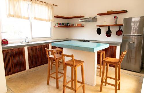 Bacocho Apartment | Spacious 6 AC Bedrooms Ocean View House up to 16 Guests 7 min walking from Puerto Escondido Best Beaches Playa Coral Bacocho y Carrizalillo
