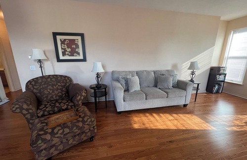 Milan Apartment | Spacious Apt in Vibrant Downtown Milan Michigan, Between Ann Arbor and Detroit