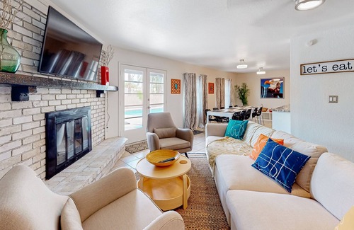 Raskin Estates House | Spacious desert charmer with pool & yard, open layout - dog-friendly