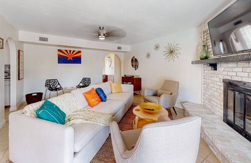 Raskin Estates House | Spacious desert charmer with pool & yard, open layout - dog-friendly