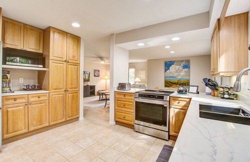 West Beach House | Spacious, dog-friendly home with screened porch, next to the beach path