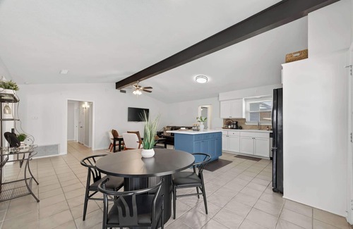 La Porte House | Spacious Family Home BBQ and Outdoor Area