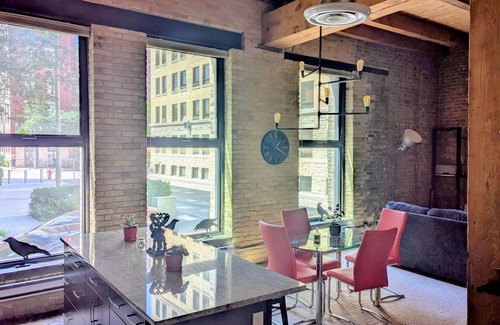Exchange District Condo | Spacious Historic Loft in The Exchange, Steps to Waterfront & River