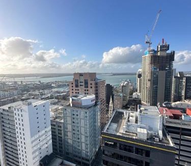 Auckland Central Business District Apartment | Spacious Magnificent Sea Views Front of Sky Tower