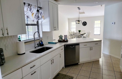 Englewood East House | Spacious pool house less than 8 minutes to the beach