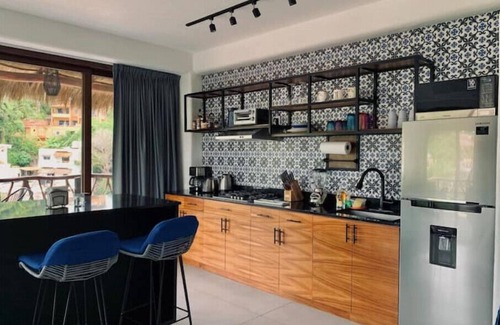 Sayulita Apartment | Spacious Studio Rooftop Pool 3 blocks from Beach