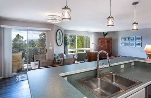 Bigfork Condo | Spacious, updated condo w/private balcony, A/C & lots of light - Marina Cay Retreat Flathead Lake