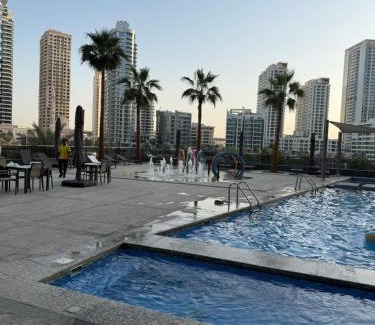 Dubai Marina Apartment | Sparkle Towers by Swarovski - Dubai Marina - High Floor - Beach Resort Sunset view