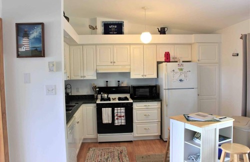 Lubec Cottage | Spectacular beachfront with epic views, beautiful lit-up deck for sunset dining!