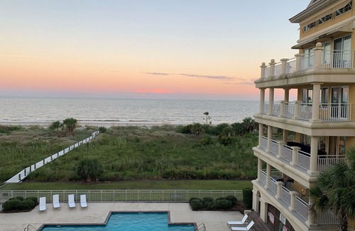 Daufuskie Island Villa | Spectacular ocean view from the wrap around balcony. n