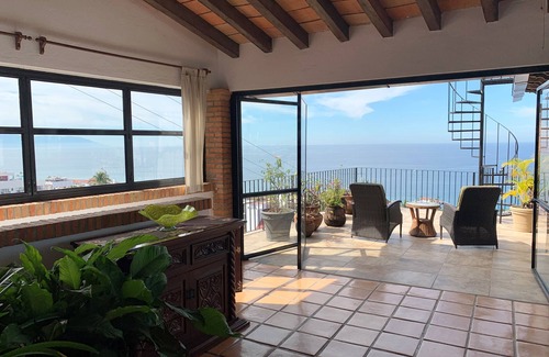 Downtown Puerto Vallarta Apartment | Spectacular Ocean View Penthouse in the Sky